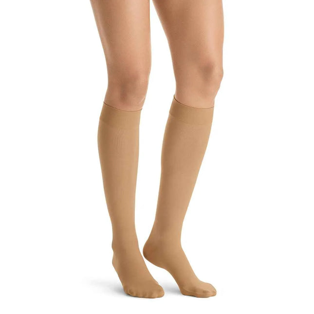 Media Ultrasheer rodilla compresion 15-20 mm hg punta cerrada