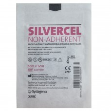 SILVERCEL 5 X 5 CM APOSITO NO ADHERENTE CON HYDRO ALGINATO Y PLATA