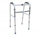 ANDADERA DE ALUMINIO ECONOMICA PLEGABLE 4 APOYOS PLATA 100 KG