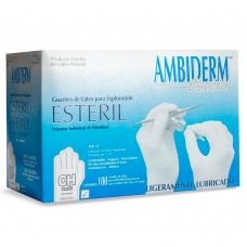 Guantes de látex estéril chico Ambiderm® 