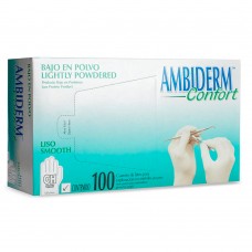 Guantes de látex Ambiderm® confort chico  