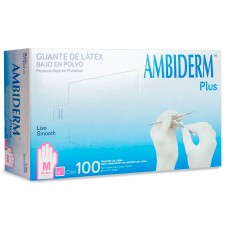 Guantes de Látex Ambiderm® Plus Color Rosa