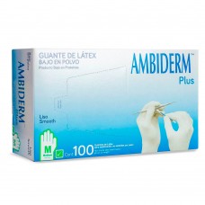 Guantes de Látex Ambiderm® Plus Color Verde