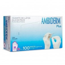 Guantes de Látex Ambiderm® Plus Color Violeta