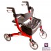 Andadera rollator para adulto mod. Euro Style Bienstar® rojo