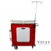 CARRO ROJO P/EQUIPO MEDICO 4/CAJONES