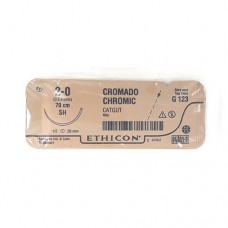 CATGUT CROMICO GASTRO 2-0 70CM SH 1/2 25 MM SOBRE