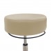 BANCO GIRATORIO DARK LINNEN (68 DRIFT WOOD) 5 RUEDAS HIDRAULICO BASE CROMADA