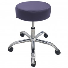 BANCO GIRATORIO DREAM (VIOLETA) 5 RUEDAS HIDRAULICO BASE CROMADA