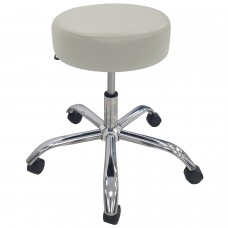 BANCO GIRATORIO MIST (FROST GRAY) 5 RUEDAS HIDRAULICO BASE CROMADA