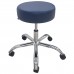 BANCO GIRATORIO SHOTTING BLUE (PLUMBAGO) 5 RUEDAS HIDRAULICO BASE CROMADA