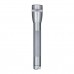 LAMPARA BOLSILLO MINI MAGLITE PEWTER LUZ KRYPTON EN ESTUCHE C/BATERIAS AAA CLIP SUJETADOR (500417)