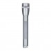 LAMPARA BOLSILLO MINI MAGLITE PEWTER LUZ KRYPTON EN ESTUCHE  C/BATERIAS AAA CLIP SUJETADOR (500417)