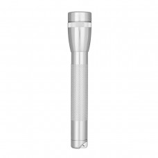 LAMPARA BOLSILLO MINI MAGLITE PLATA LUZ KRYPTON EN ESTUCHE C/BATERIAS AAA CLIP SUJETADOR (500419)