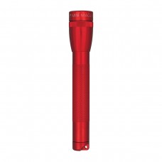 LAMPARA BOLSILLO MINI MAGLITE ROJO LUZ KRYPTON EN ESTUCHE C/BATERIAS AAA CLIP SUJETADOR (500415)