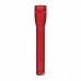 LAMPARA BOLSILLO MINI MAGLITE ROJO LUZ KRYPTON EN ESTUCHE C/BATERIAS AAA CLIP SUJETADOR (500415)