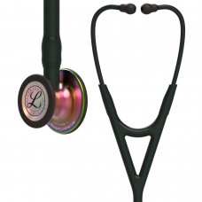 ESTETOSCOPIO LITTMANN CARDIOLOGY IV RAINBOW EDITION VASTAGO Y AURICULAR NEGRO 27 PULG 6165