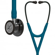ESTETOSCOPIO LITTMANN CARDIOLOGY IV CARIBBEAN BLUE HIGH POLISH SMOKE EDITION VASTAGO MIRROR AURICULAR SMOKE 27 PULG 6234