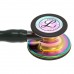 ESTETOSCOPIO LITTMANN CARDIOLOGY IV BLACK HIGH POLISH RAINBOW EDITION VASTAGO Y AURICULAR SMOKE 27 PULG 6240