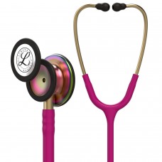 Estetoscopio Littmann® Classic III® adulto color frambuesa acabado arcoíris 5806