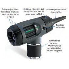 OTOSCOPIO HALOGENO DE 3.5V MACROVIEW C/ILUMINADOR GARGANTA