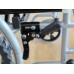 SILLA DE RUEDAS DE ACERO ESMALTADA DE 18 PULG (45.72 CM) GRIS NEUMATICA PIERNERAS FIJAS 115 KG