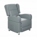 SILLON RECLINABLE 3 POSICIONES MANUAL CON RUEDAS GRIS THERACLASSIC