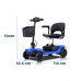 SCOOTER ELECTRICO 4 RUEDAS THERAROVER PLUS AZUL