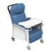 SILLON RECLINABLE 3 POSICIONES AZUL CHAROLAS LATERALES THERASENIOR