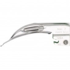 Laringoscopio Welch Allyn® curvo-Macintosh fibra óptica No.2