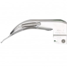 Laringoscopio Welch Allyn® curvo-Macintosh fibra óptica No.3